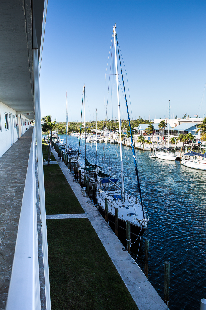 4th floor view from Skip Jack Resort on Marathon Key in Florida