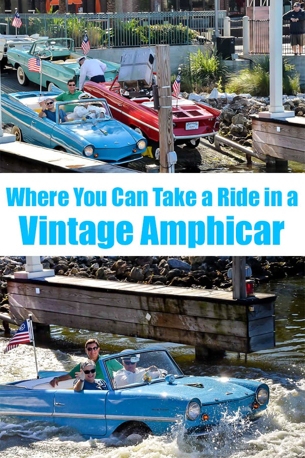 Where you can take a ride in a vintage Amphicar.