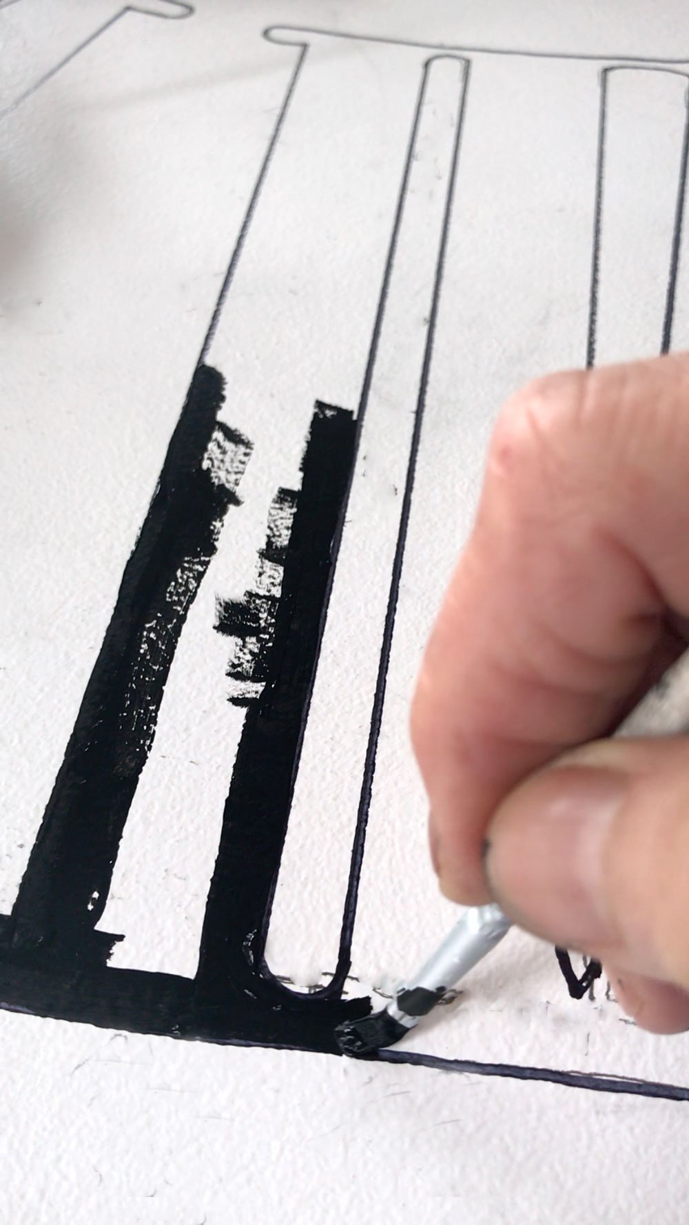 how-to-paint-Roman-numbers-on-a-clock-face