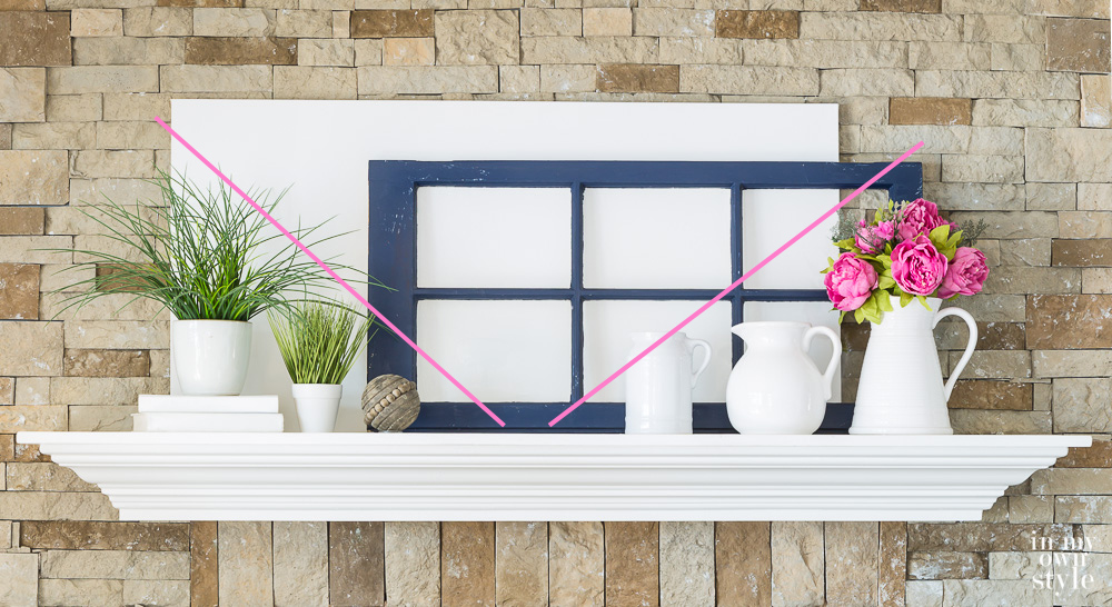 Decorate a Mantel Like a Designer using the elements and principles of design.