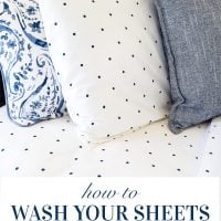How to wash bed sheets so they always stay soft after washing.