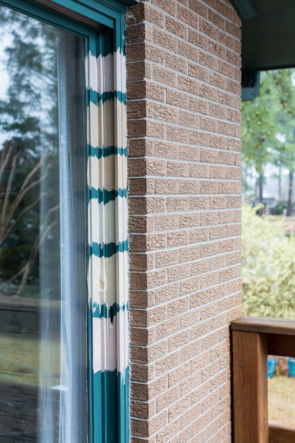 Test out exterior paint color choices on house before deciding on a color.