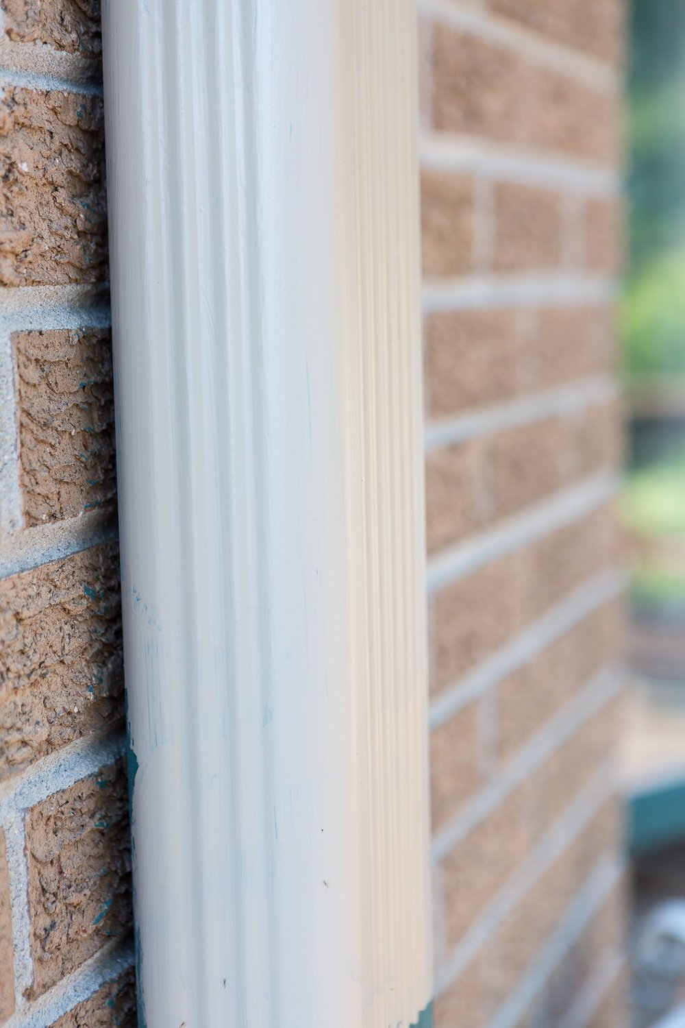 Glidden Exterior House paint in the color Khaki Bronze
