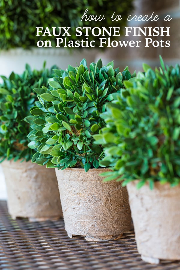 How-to-create-a-textured-faux-stone-effect-on-plastic-flower-pots