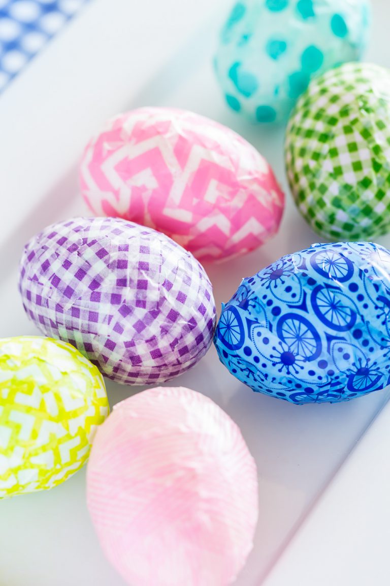 Easter egg decorating ideas not using dye.