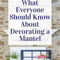 Decorate a Mantel Like a Designer using the elements and principles of design.