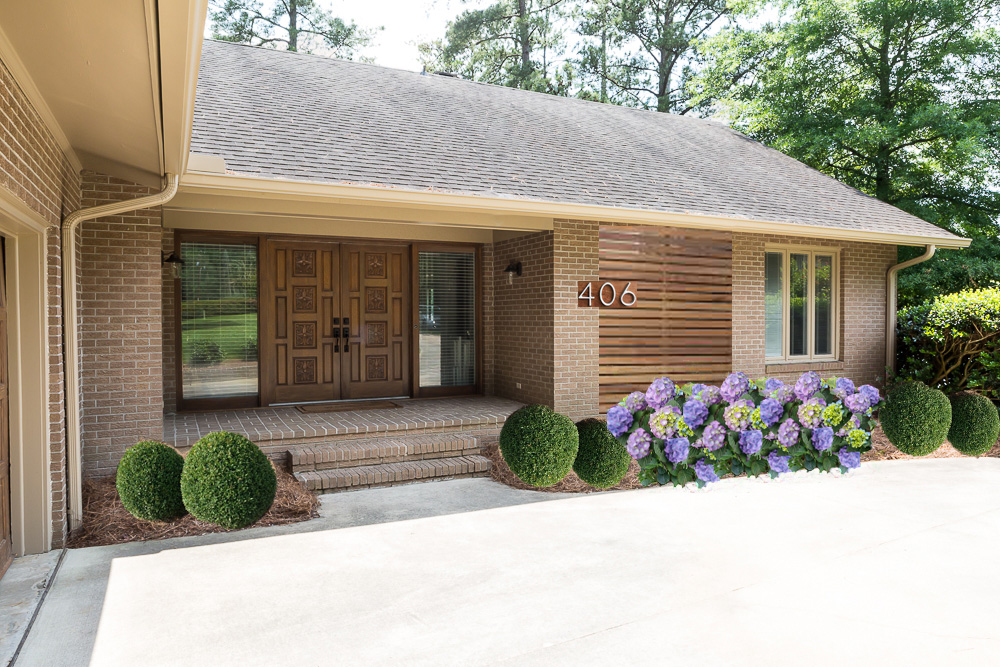 My vision for updating the front exterior of my home.