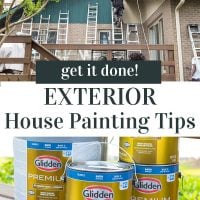 Image graphic that says don't procrastipaint, Get it done - Exterior house painting tips