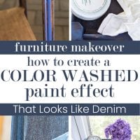 creating a color wash effect on furniture