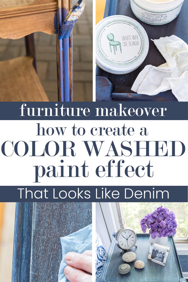 creating a color wash effect on furniture