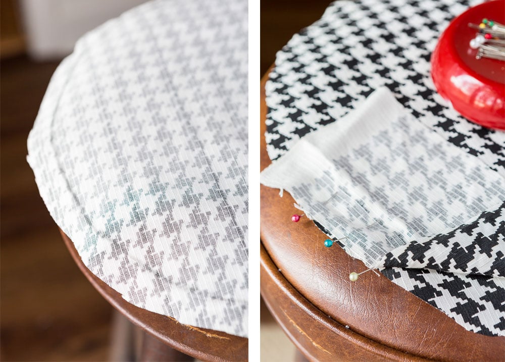 How to sew a fabric cushion cover.