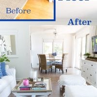 Before and After Hardwood Floor refinishing and stain color