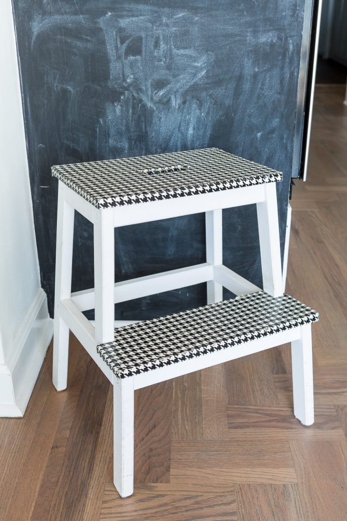 IKEA stool makeover still looks good after many years