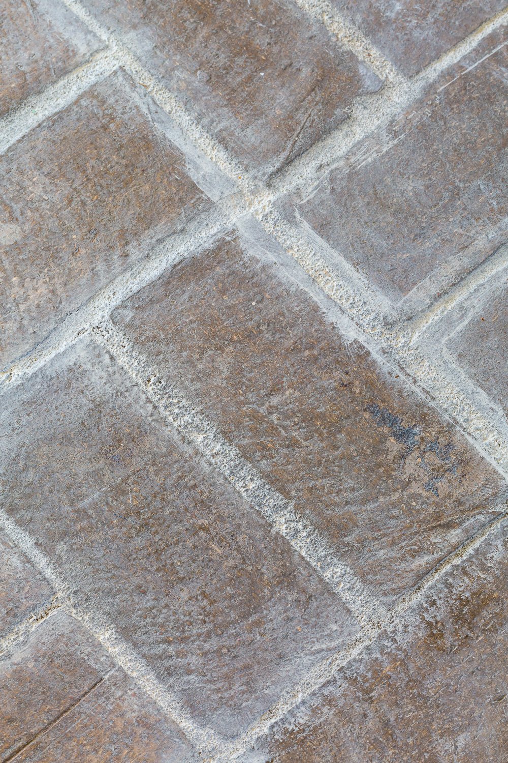 How to white wash a brick floor using grout whitener