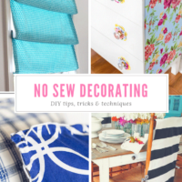 No Sew Guide to Home Decorating