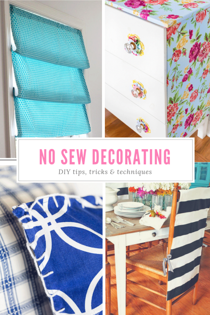 No Sew Guide to Home Decorating