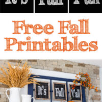 Free Fall Printables that say It's Fall Y'all