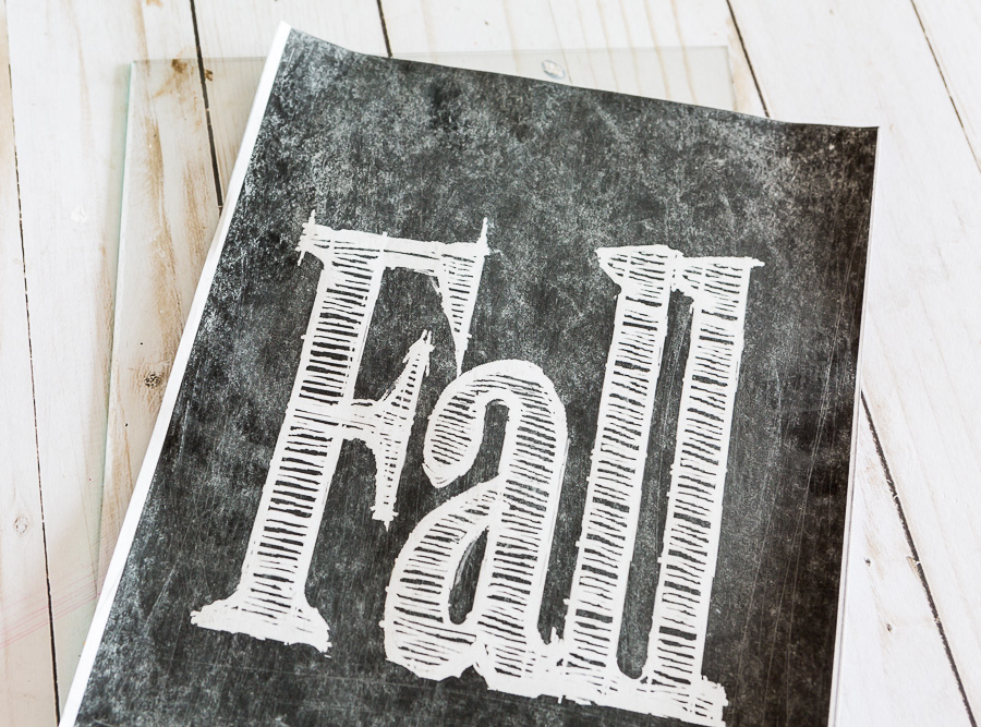Print out of free fall chalkboard printables for Fall