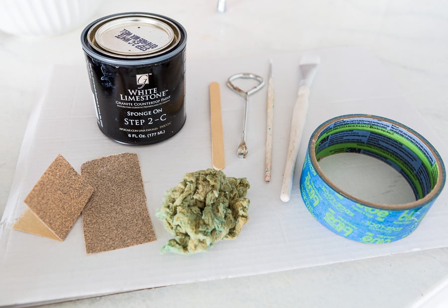 What kind of paint to use on kitchen countertops.
