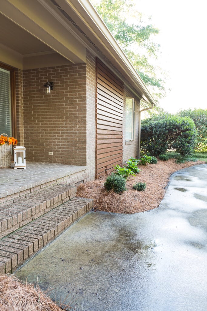 wood slat wall ideas outdoor on a home's facade