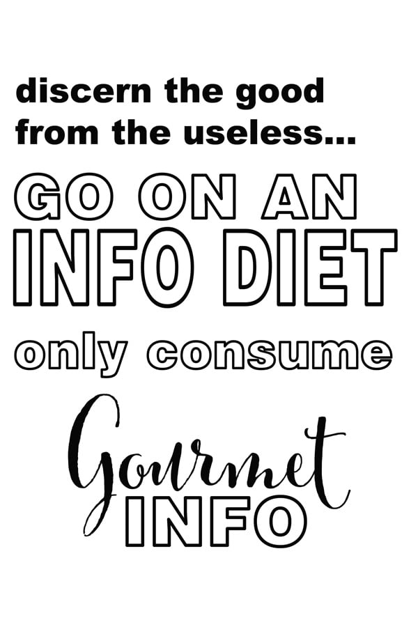 Information-Diet-printable