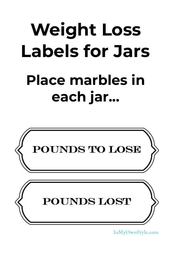 Labels-for-Glasses-Filled-with-Marbles-for-Pounds-to-Lose-and-Lost