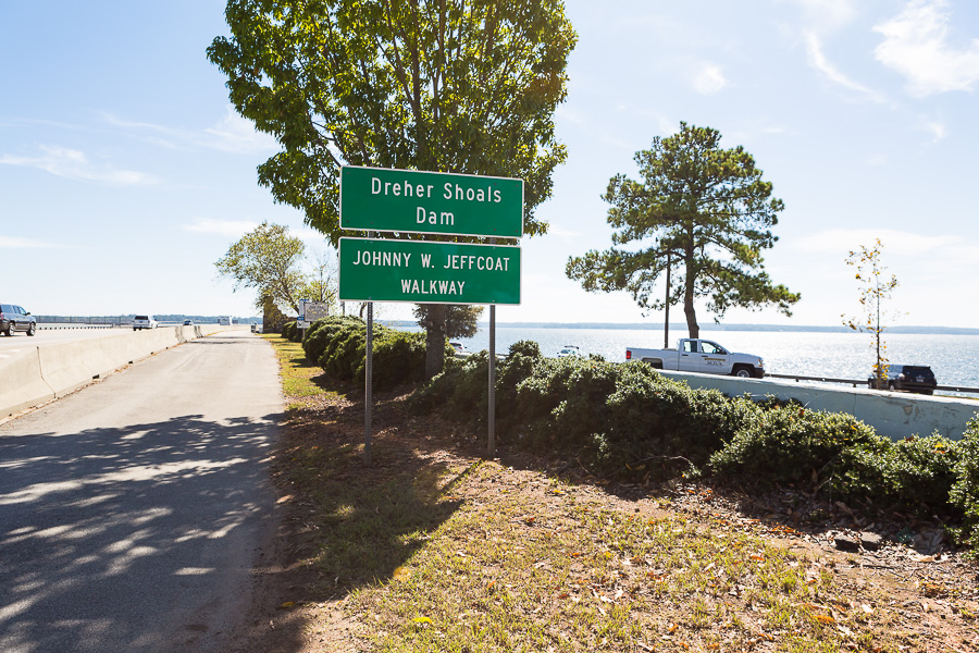 Dreher Shoals dam