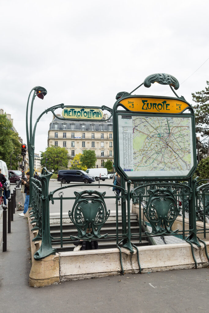 Art Deco Metro station entrance