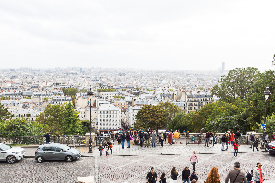 Looking down from Sacre Coeur