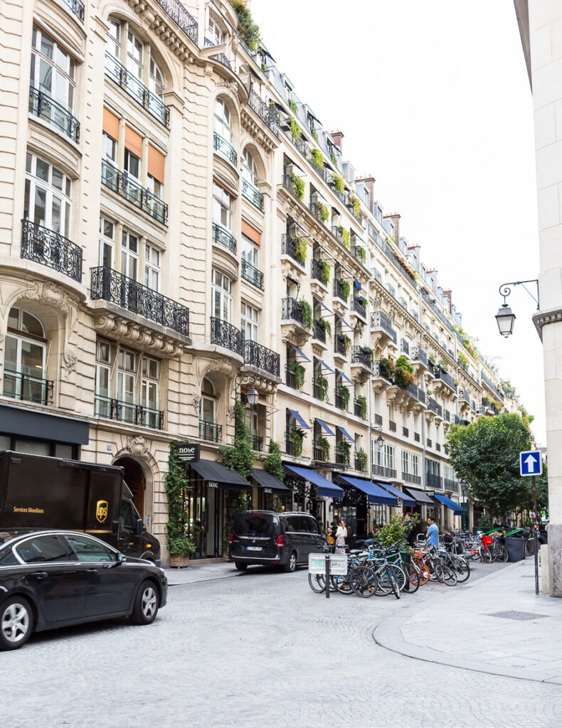 A Parisian apartment building