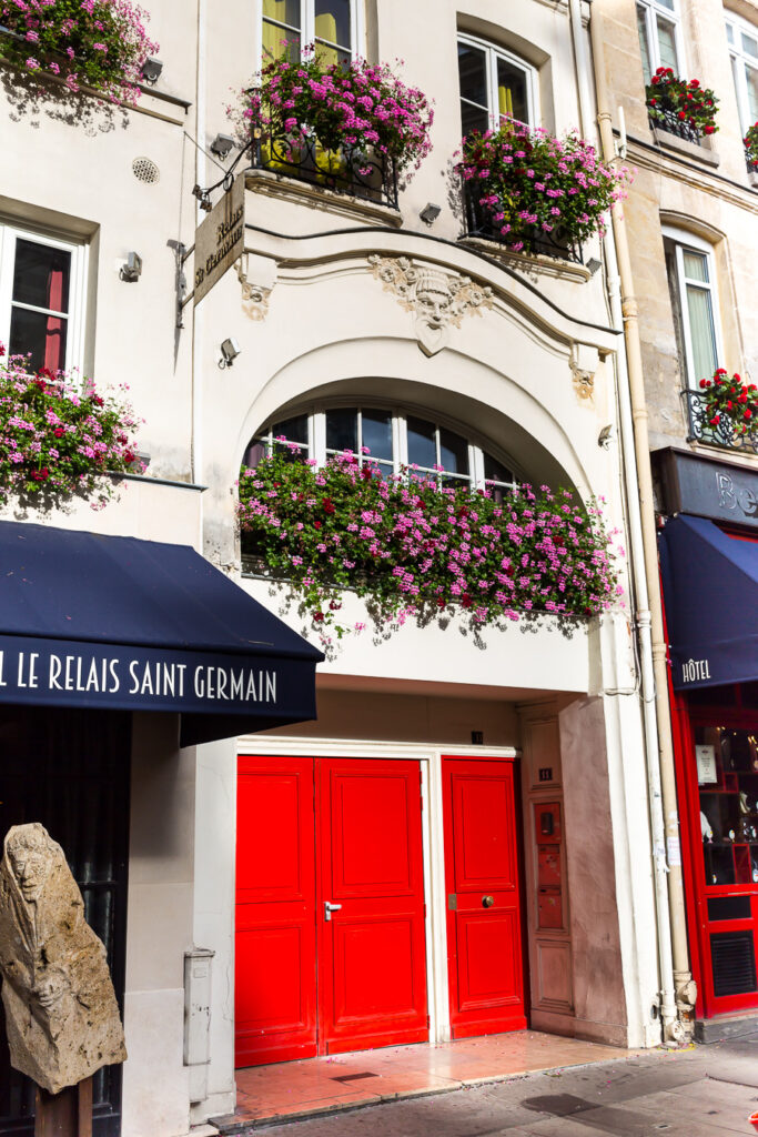 Flower boxes in Paris