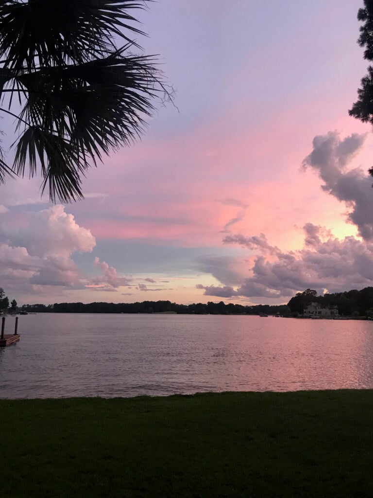 lake murray sc sunset