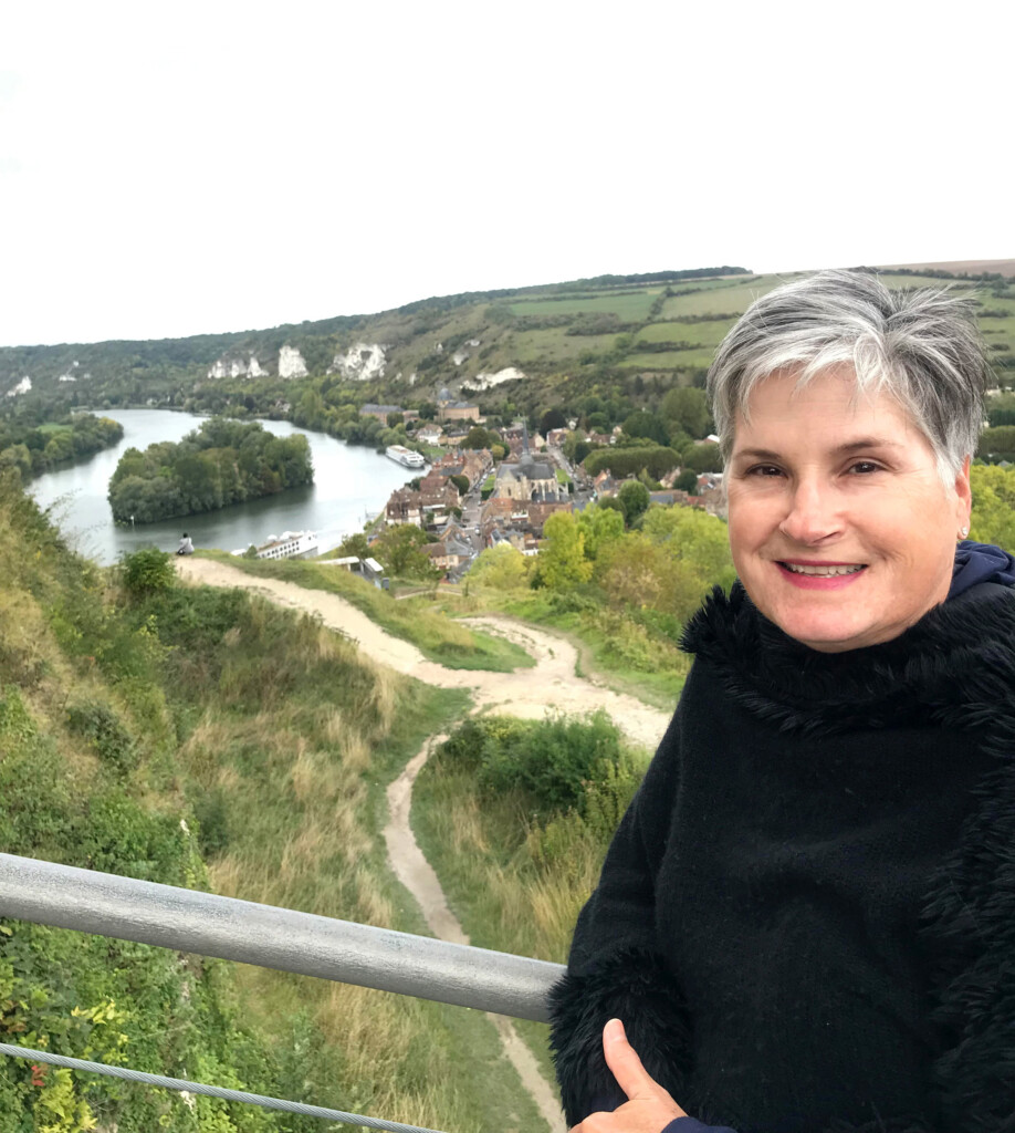 Blogger Diane Henkler in France on a Viking River Cruise along the Seine