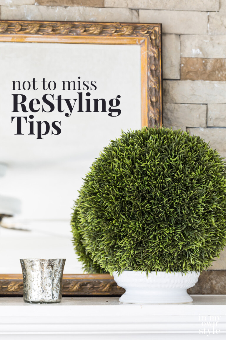 Doable restyling decorating tips that save time and money.