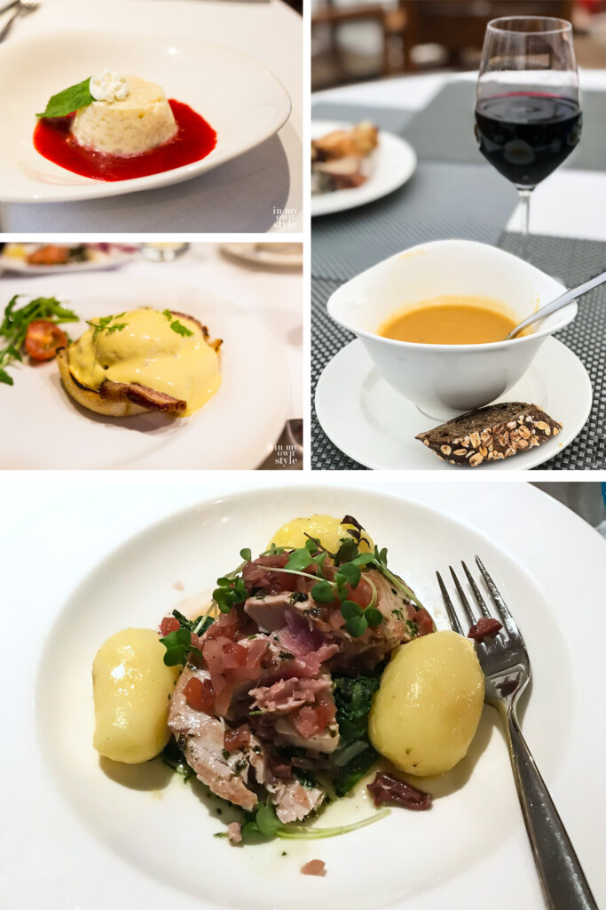 Food Served on Viking River Cruise from Paris to Normandy