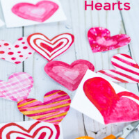Free Printable Valentine Hearts to craft and decorate.