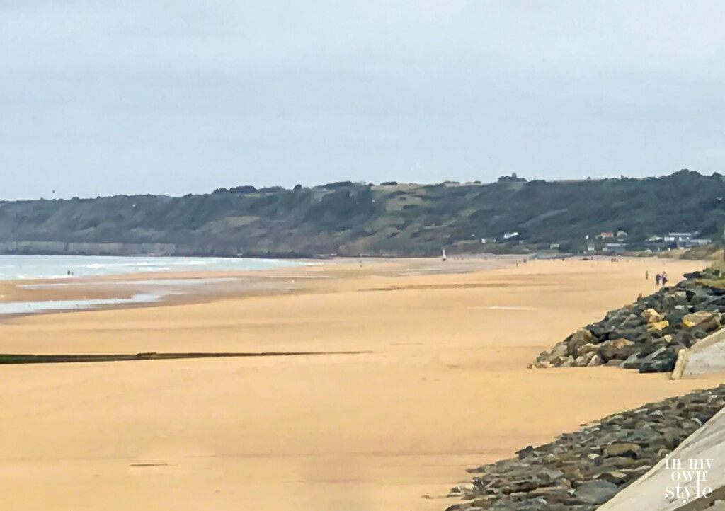 Omaha Beach in Normandy, France