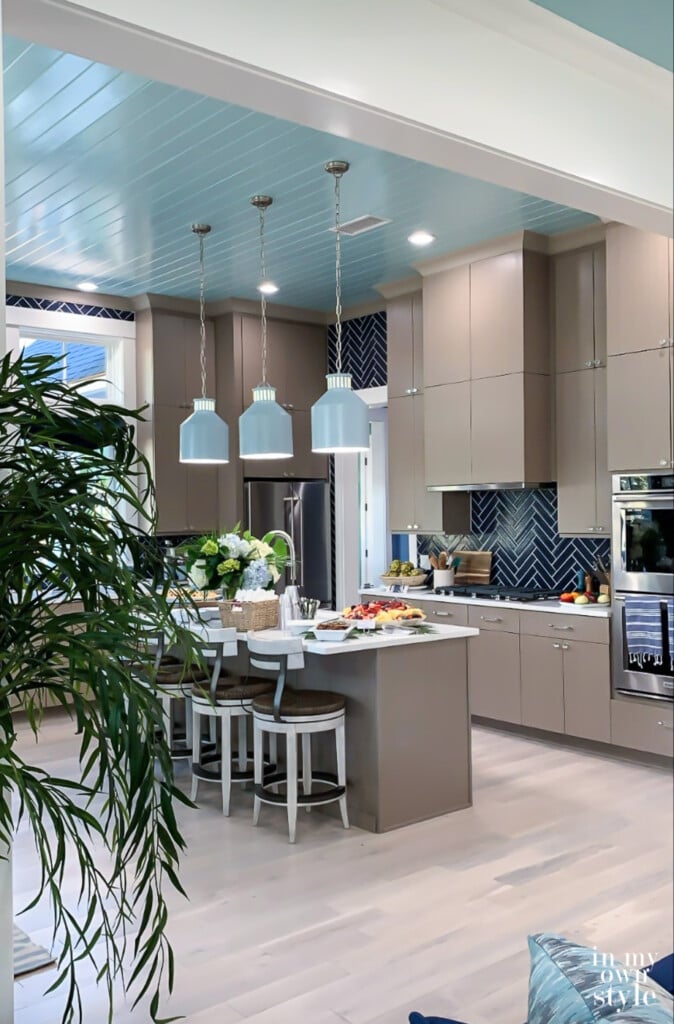 View of the HGTV Dream House Kitchen from the living room