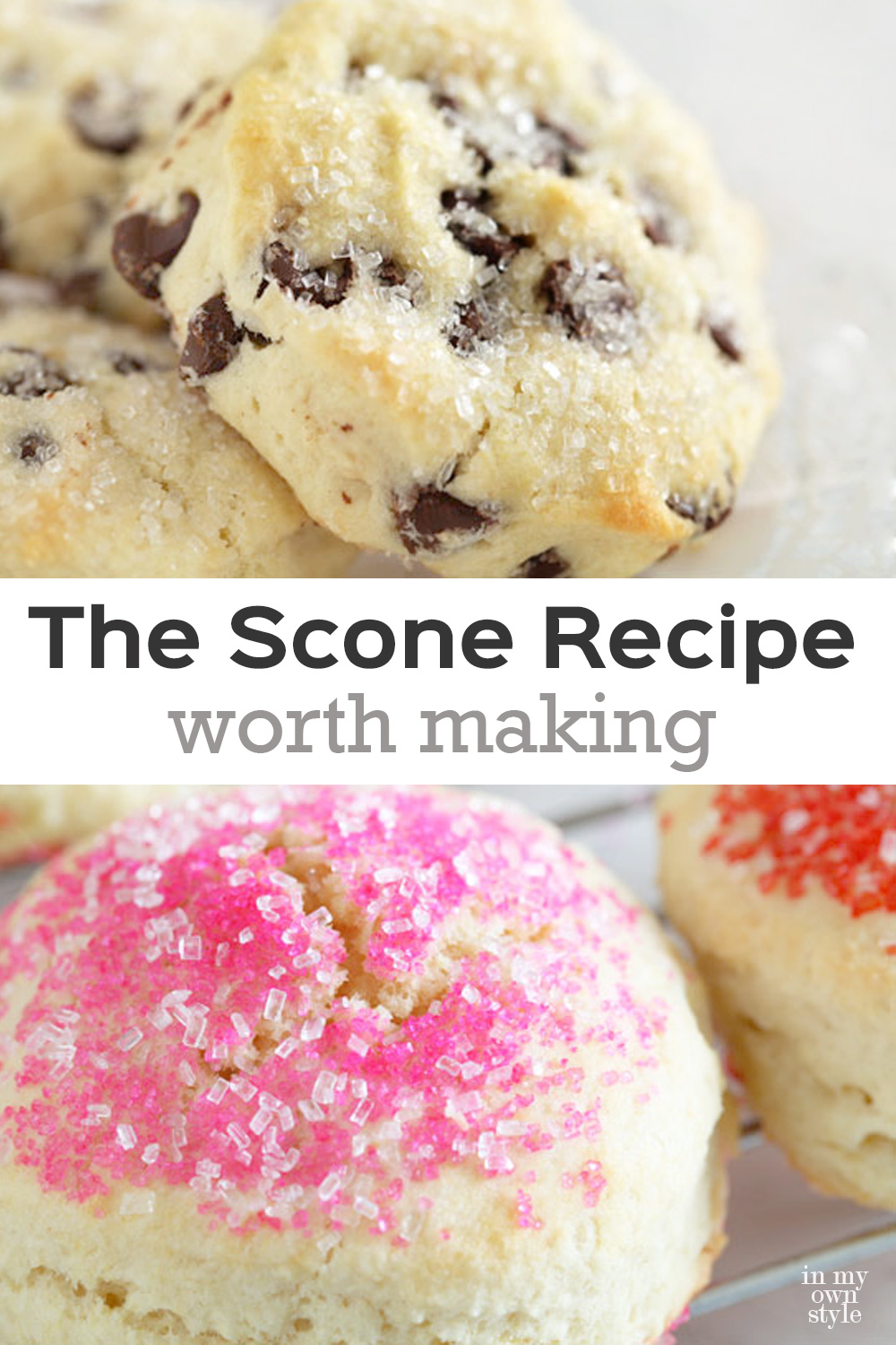 How to make scones the easy and pretty way.