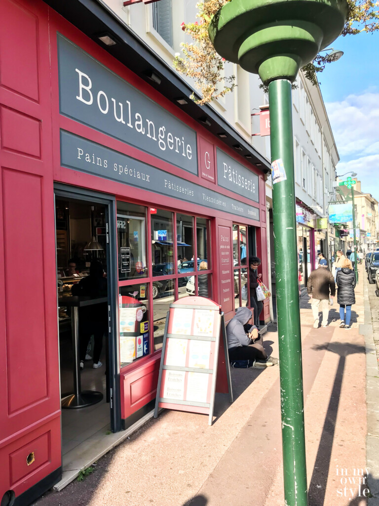 Shopping in a charming town in Normandy.
