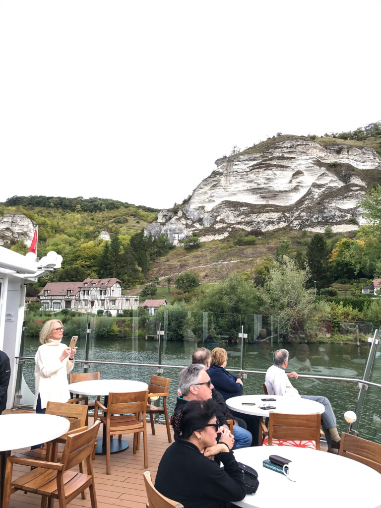 On a Viking River Cruise along the Seine in the Normandy region of France.