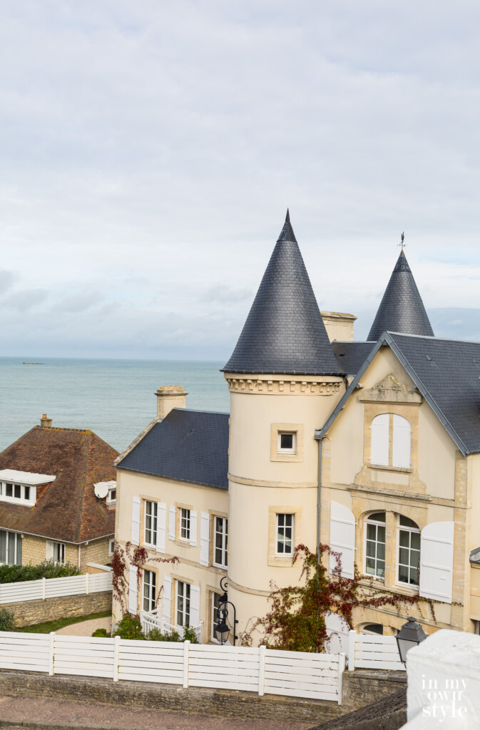 Interesting homes along the English Channel in France.