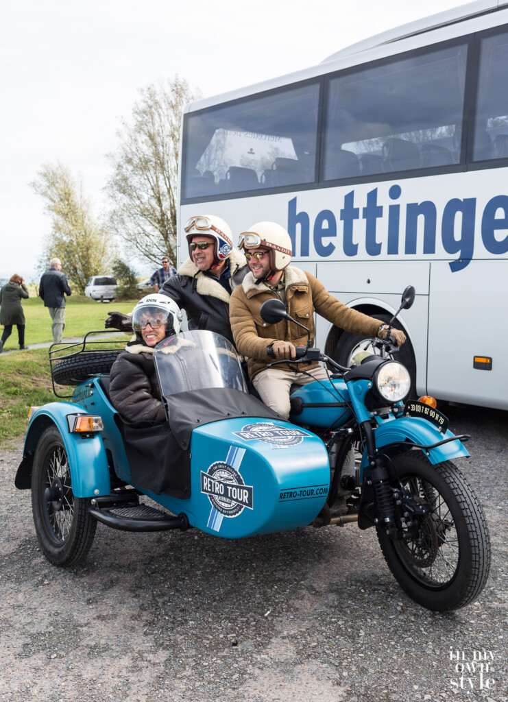 Retro Tour Normandy in a Motorcycle and sidecar