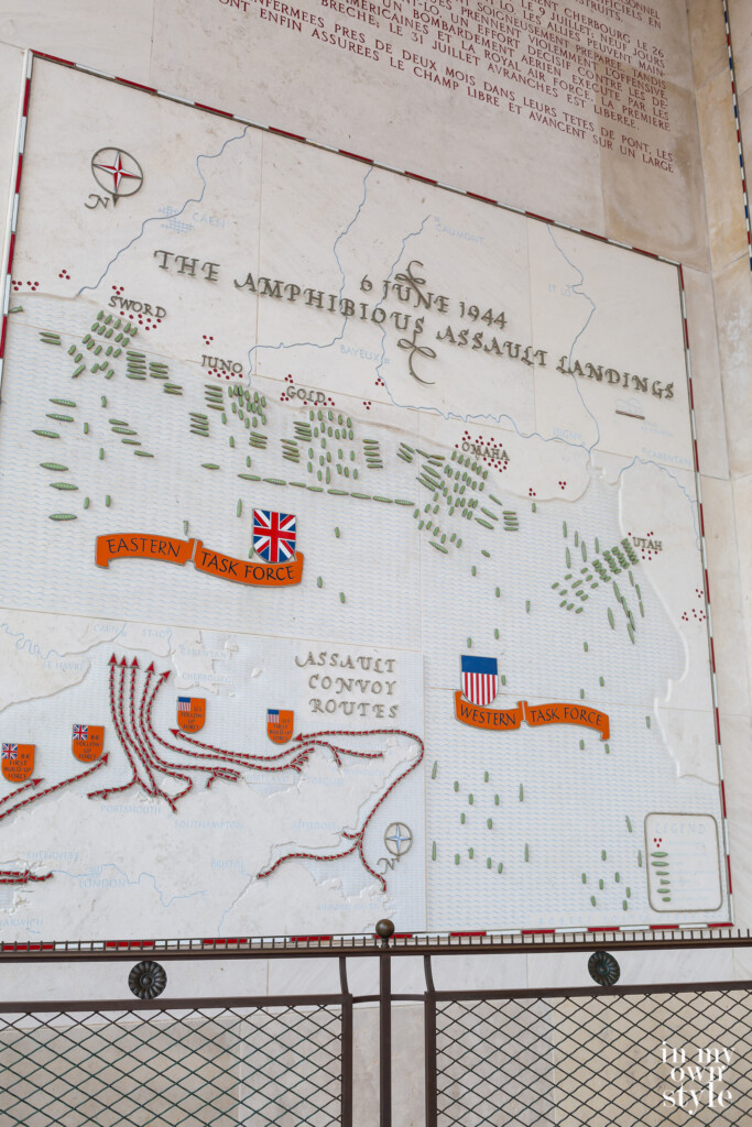 Maps of Allied Ships getting ready for D Day Invasion of France