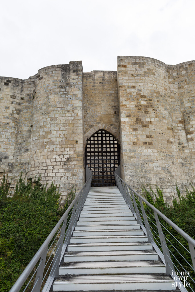The gate at the Chateau Gaillard