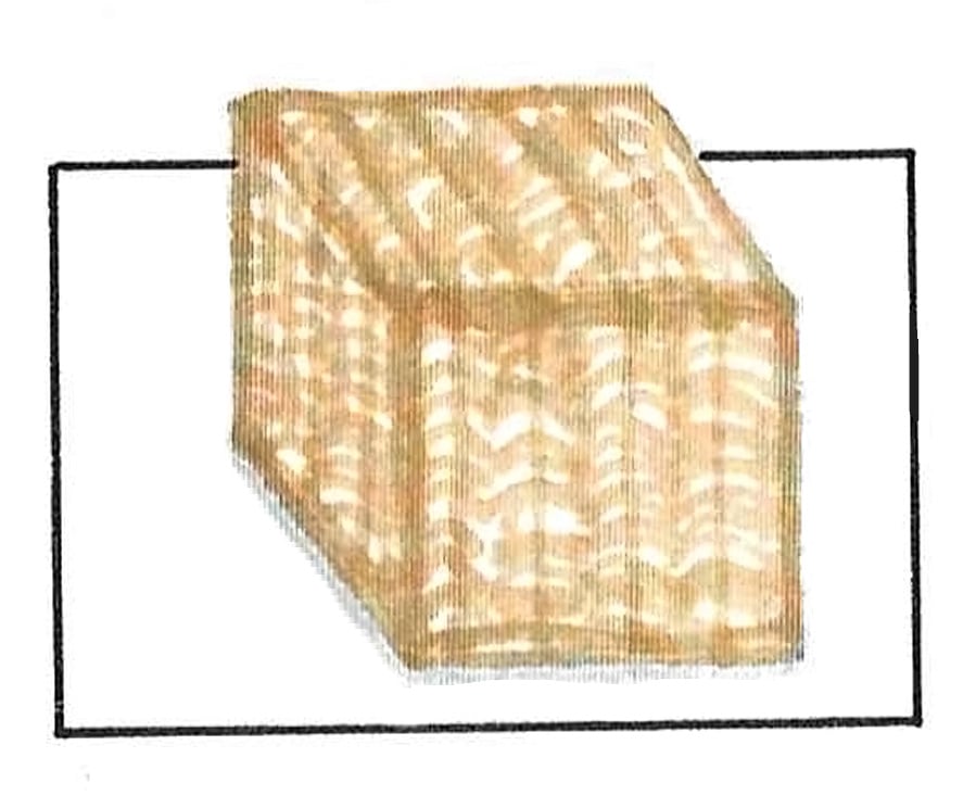 Illustration of a square basket