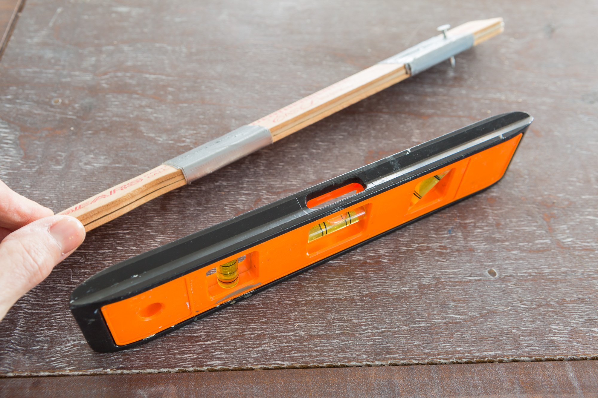 Basic tools to use to hang a gallery wall evenly and level