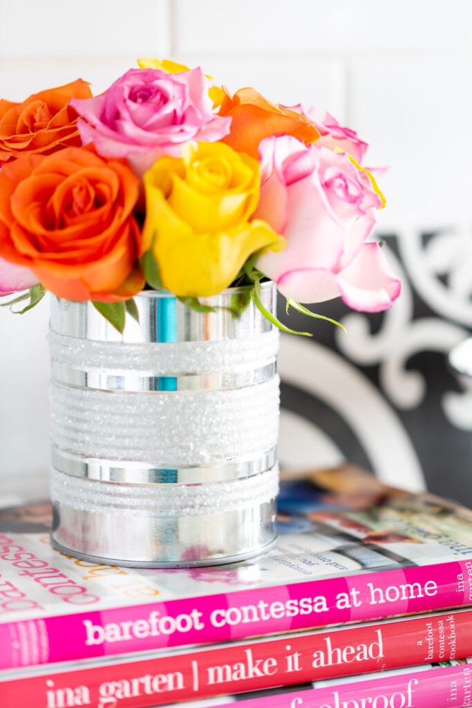 Simple and fast decorating ideas for styling your kitchen counters using a few simple items you may already own.