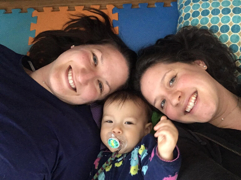 My daughters and granddaughter
