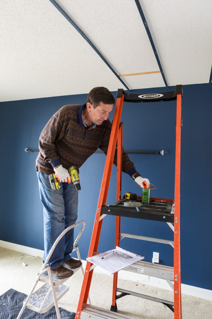 How to install ceiling planks by yourself.